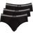 Jockey Cotton Stretch Brief 3-pack - Black