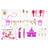 PartyDeco Decor Princess Party Decorations Set