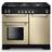 Rangemaster KCH100DFFCR/C Kitchener 100cm Dual Fuel Beige, Chrome