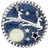 Pandora Santa & The Reindeer Charm - Silver/White/Blue