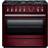 Rangemaster PROP90FXDFFCY/C PROFESSIONAL PLUS FX 90cm Dual Fuel Cranberry Red