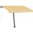 vidaXL Manual Retractable Markise with LED 350x250cm