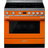 Smeg CPF9IPOR Portofino Orange, Rustfrit stål