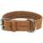 Trixie Greased Leather Collar Rustic "Heartbeat" M