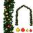 vidaXL Garlands Christmas Wreath Decorated with Balls and LED Lights Green (246406)