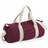 BagBase Plain Varsity Duffle Bag 2-pack - Burgundy/Off White