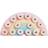 Ginger Ray Decor Pastel Party Rainbow Donut Wall Holder