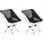 vidaXL Folding Camping Chairs with Carry Bag