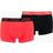 Puma Basic Cotton Boxer Briefs 2-pack - Red/Black