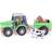 New Classic Toys Tractor with Trailer & Animals