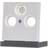 Gira SYS 55 Täckplatta R/TV Vit blank (086903)