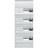 Hager gruppetavle 52 modul med DIN-skinne