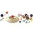 Goki Wooden Marble Pot with Marbles