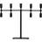 Star Trading Twice Candle Bridge 49cm