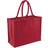 Westford Mill Classic Jute Shopper - Red