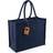 Westford Mill Classic Jute Shopper - Navy