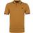 Fred Perry Twin Tipped Polo Shirt - Dark Caramel/Black/Black