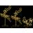 vidaXL Flying Reindeer & Sleigh Julelampe 87cm