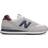 New Balance 574 M - White with Natural Indigo