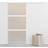 vidaXL - Sliding Door Clear Glass, Frosted Glass (90x205cm)