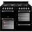 Leisure CK100F232K 100cm Cookmaster Dual Fuel Black