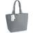 Westford Mill Borsa tote Marina in cotone biologico Grigio/Nero