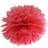 PartyDeco Pom Pom Rød 25cm