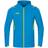 JAKO Challenge Hooded Jacket Unisex - Blue/Neon Yellow