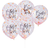 Ginger Ray Latex Ballons Baby Girl Pink/Rose Gold 5-pack