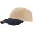 Atlantis Liberty Sandwich Heavy Brush 6 Panel Cap 2-pack - Natural/Navy