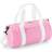 BagBase Mini Barrel Bag 2-pack -Classic Pink/ White