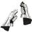 vidaXL Medieval Knight Gauntlets Replica Larp Silver