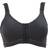 Anita Frontline Open Front Closure Sports Bra - Black