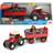 Dickie Toys Happy Massey Ferguson Animal Trailer