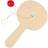 Creativ Company Racket med boll stl. 23x13 cm, 1 st
