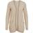 Vila Basic Knitted Cardigan - Beige/Natural Melange