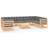 vidaXL 3078144 Loungeset, 1 Bord inkl. 9 Soffor