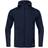 JAKO Challenge Hooded Leisure Jacket Unisex - Seablue Melange/Royal