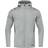 JAKO Challenge Hooded Leisure Jacket Unisex - Light Grey Mel/Anthra Light