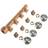 Roth Danmark manifold 4 x 15 mm pex gunmetal