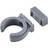 Wavin Wafix pipe bracket 50 mm with spacer grey