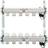Salus floor heating manifold 6 slings
