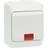 Malmbergs Kapslet afbryder 2-polet m. lampe IP44 hvid