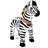 Ponycycle Zebra med håndbremse lille