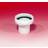 Purus Hvid overgangsmuffe, 1.1/2'' 32 mm