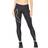 2XU Mid-Rise Compression Tights Women - Black/Gold Reflective