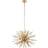 Endon Lighting Orta Satin Brushed Gold Pendellampa ∅ 62cm
