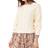 Free People Dream Cable Crewneck Sweater - Cream