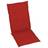 vidaXL 314110 Chair Cushions Red (120x50cm)