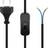 Goobay Ledning med afbryder Sort 1,5m (51350)